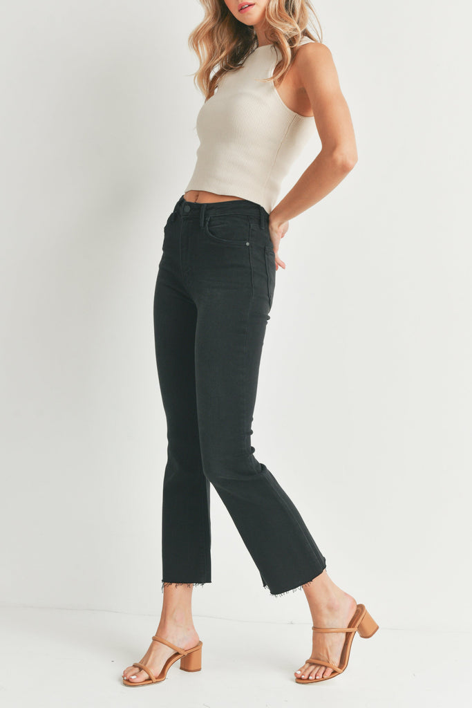 Luna Crop Flare Jeans
