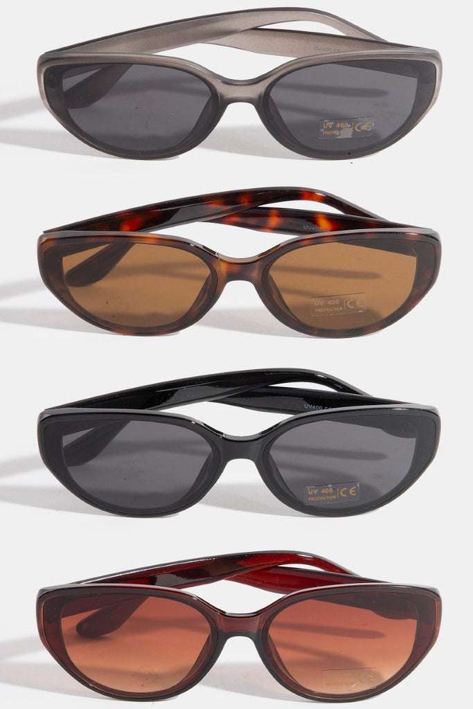 Octavia Thin Oval Sunglasses (Assorted)