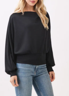 Soft Tide Boat Neck Extra Soft Long Sleeve