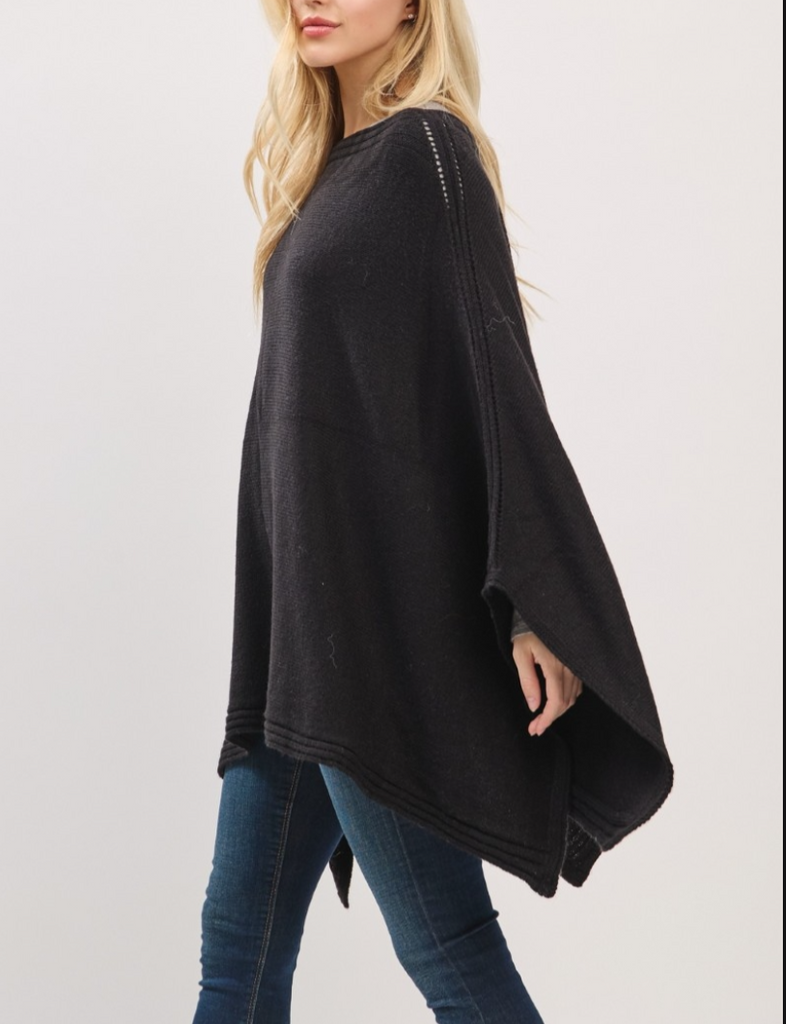Nightfall Knit Poncho