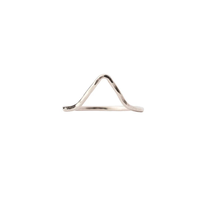 Curve Real Silver Stacking Ring