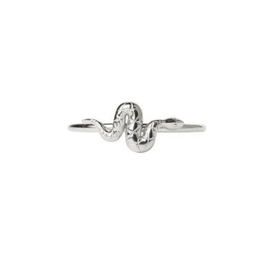 Real Silver Dainty Snake Stacking Ring