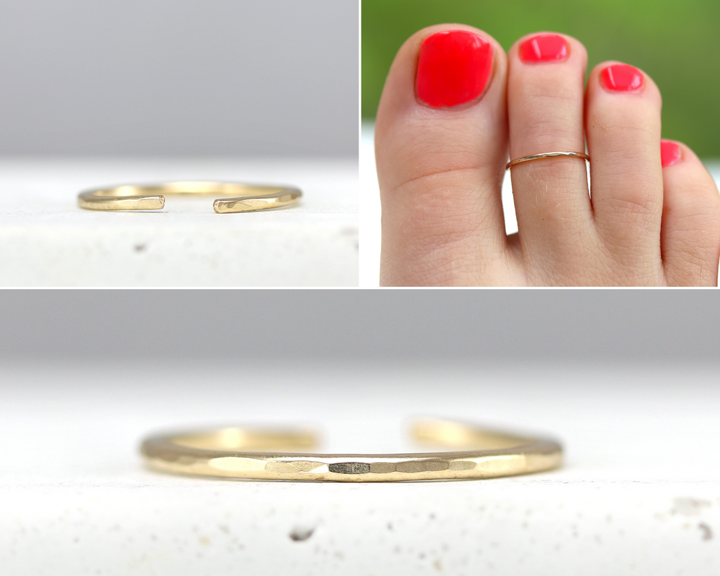 Sloane Dainty Band Toe Ring