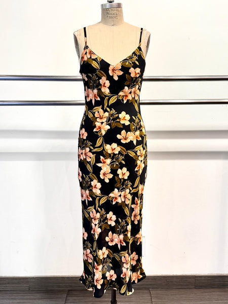 Island Gal Floral Midi V-Neck Dress – Shop Goldie's