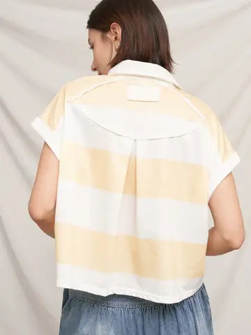 Lemonade Lane Collar Top