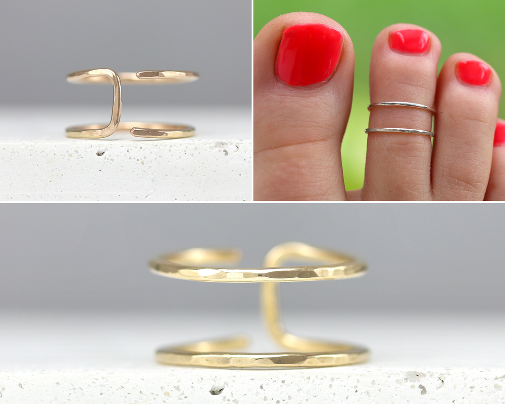 Sloane Double Banded Toe Ring