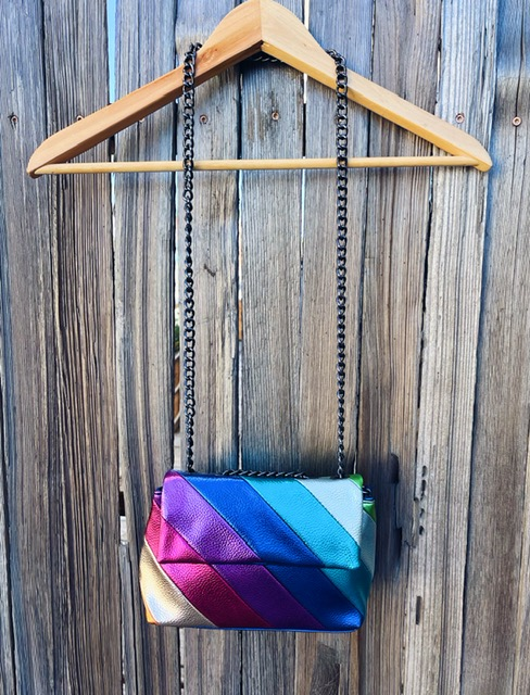 Prisma Multi-color Metallic Bag