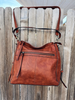 Mari Large Handbag with Multiple Straps in Brown