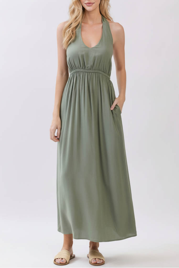 Hidden Valley Tie Waist Dress