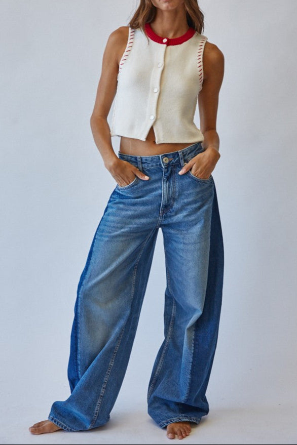 Scarlet Stitch Sweater Vest Top