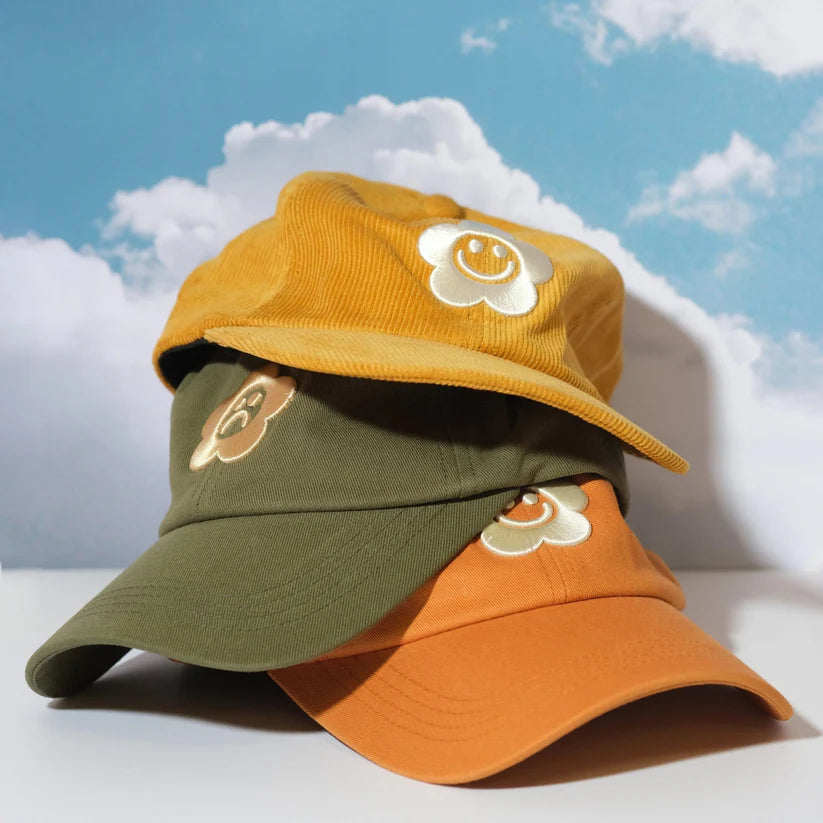 Groovy Girl Adjustable Buckle Dad Hats (Assorted)