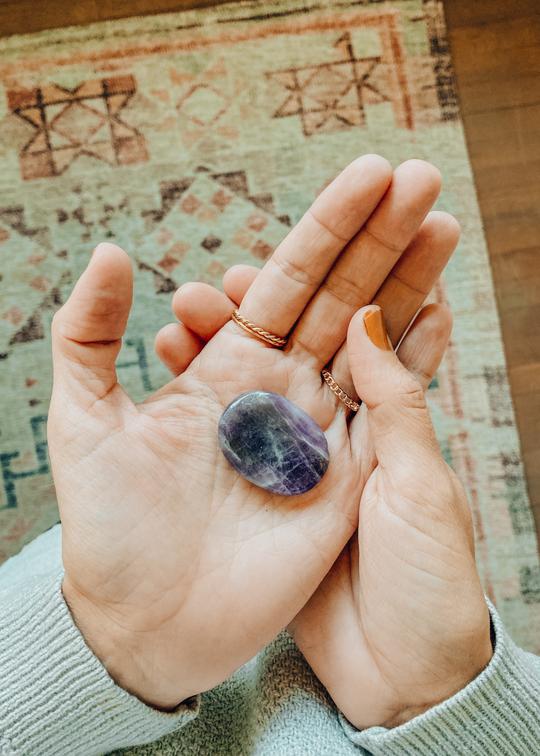Amethyst Touch Stone