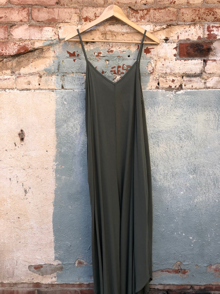 On A Cloud Jumpsuit In Olive
