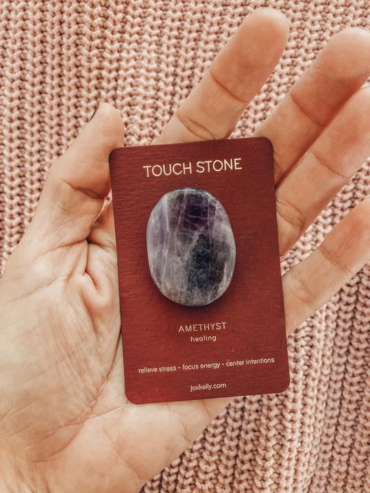Amethyst Touch Stone