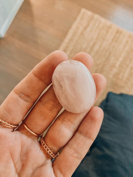 Rose Quartz Touch Stone