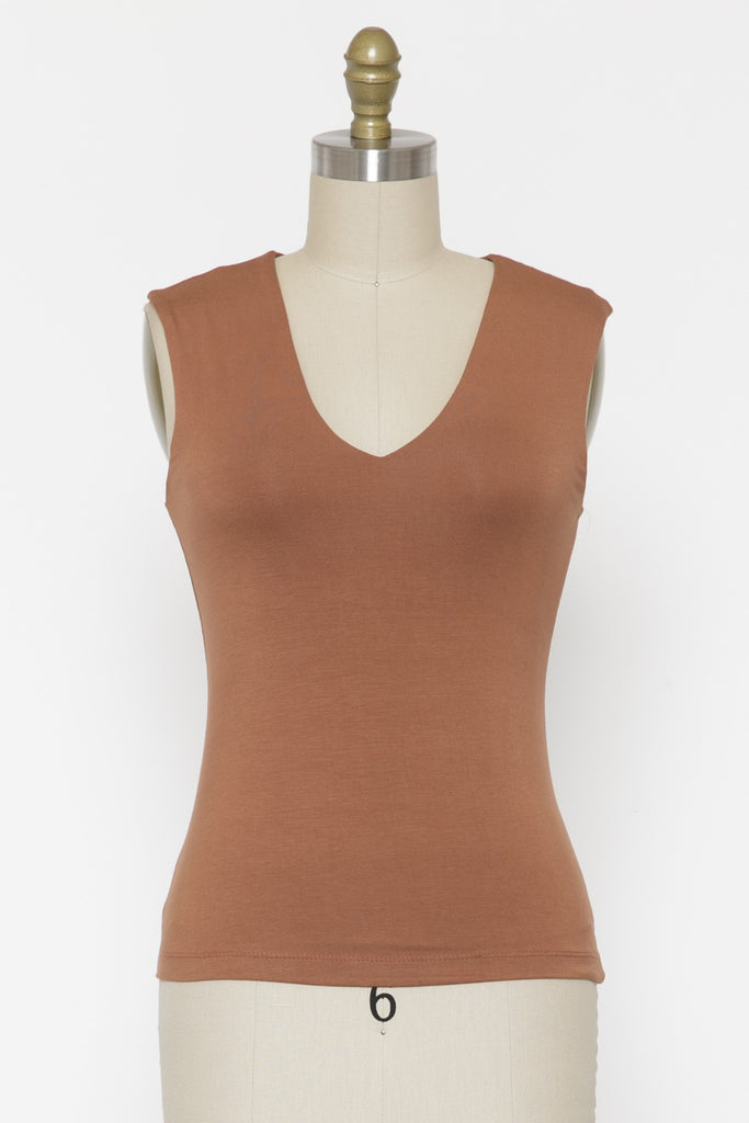 Hayden Best Selling Double Layer Ultra Soft V Neck Tank