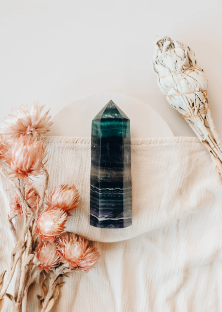Fluorite Crystal Point