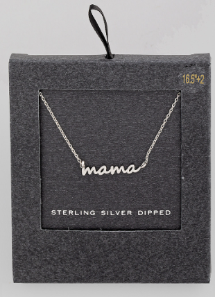 Dainty 2025 mama necklace