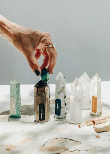 Moonstone Crystal Point