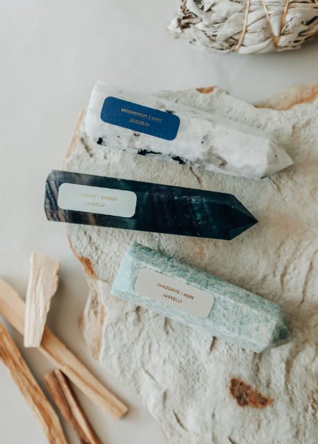 Moonstone Crystal Point