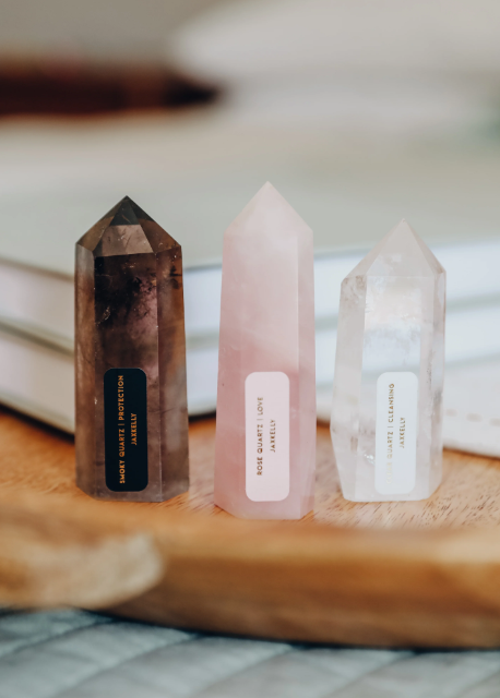 Rose Quartz Crystal Point