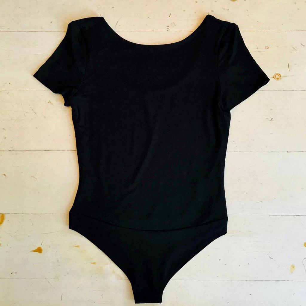 Must Have Double Layer Softest Black BodySuit