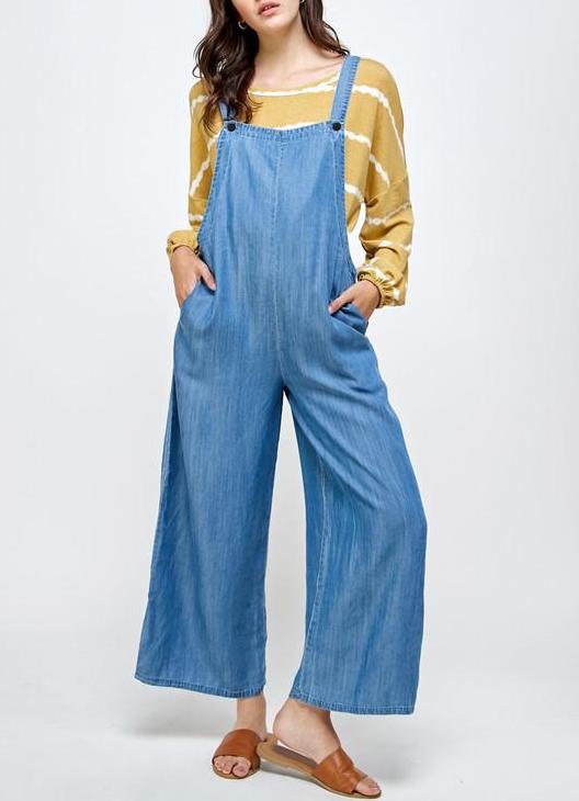 In The Know & On The Go Denim Overalls