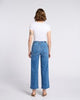 Patch Pocket High Rise Wide Leg Dark Denim LTJ