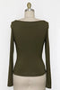Skylar Square Neck Double Layer Comfy Long Sleeve Top (Assorted Colors)