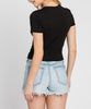 Solara Short Sleeve Basic Crop Top (Assorted Colors)
