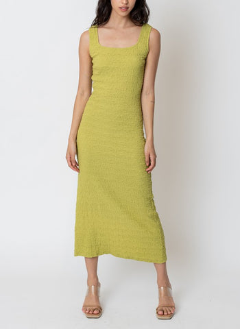 Brooklyn Maxi Dress in Olive Green