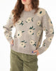 Wild Thing Pullover Sweater with Floral Print