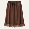 Touch of Grace Satin Lace Trim Skirt