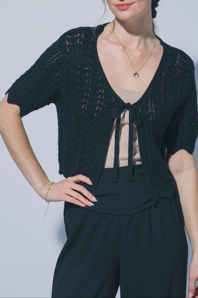 Bow Out Cardigan
