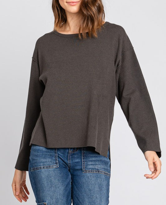 Melanie Round Neck Over sized Sweater