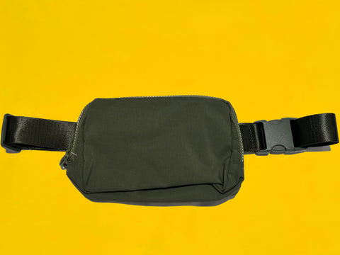 At Ease Brown Vegan Leather Fanny Pack