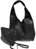Kinsey Vegan Leather Handbag In Black