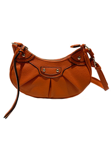 Kinsey Vegan Leather Handbag In Chestnut