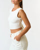 Easy Exit Sleeveless Knit Open Back Top