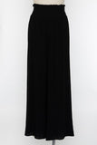 Bella Wide Leg Pant With Smocked Waist in Black