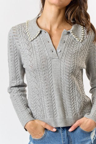 Crossing Comfort Soft Wrap Front Cropped Sweater (Assorted)