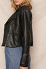 Untamed Cropped Leather Jacket