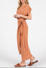 Amber Drift Rounded Neck Drop Shoulder Top