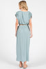 Nami Side Tie Rounded Hem Wrap Skirt