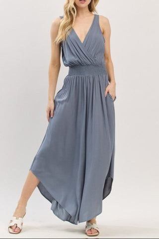 Seraphine Satin Maxi dress