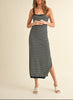 Boardwalk Belle Striped Bodycon Knit Dress