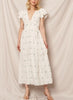 Bluebella V-Neck Ruffle Maxi Dress