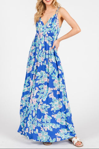 Seraphine Satin Maxi dress