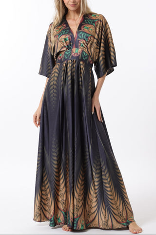 Seraphine Satin Maxi dress