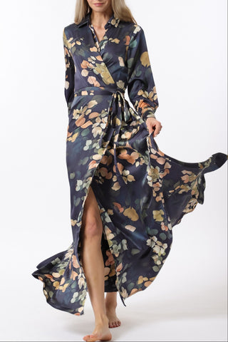 Seraphine Satin Maxi dress